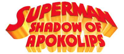 Superman Shadow of Apokolips logo for Gamecube